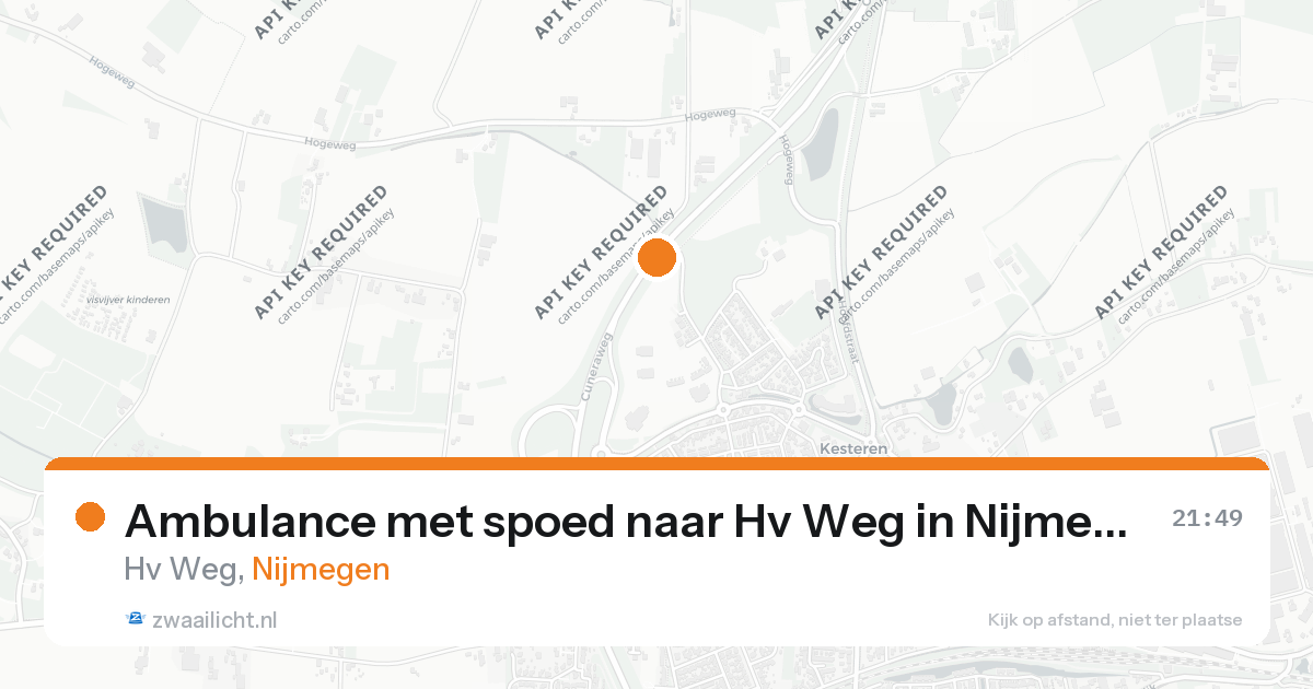 Ambulance met spoed naar Hv Weg in Nijmegen — 31 jan 2026