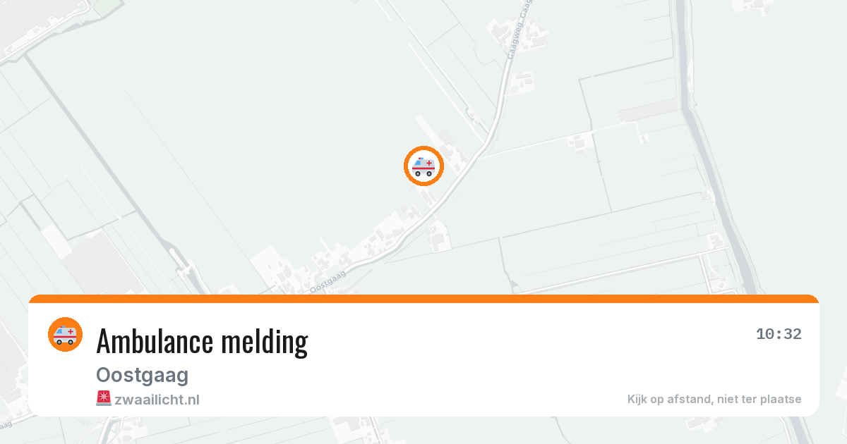 Ambulance melding — 7 apr 2026