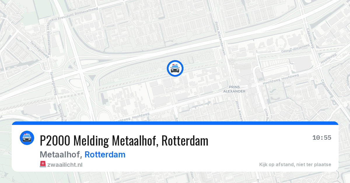 P2000 Melding Metaalhof, Rotterdam — 25 jul 2026
