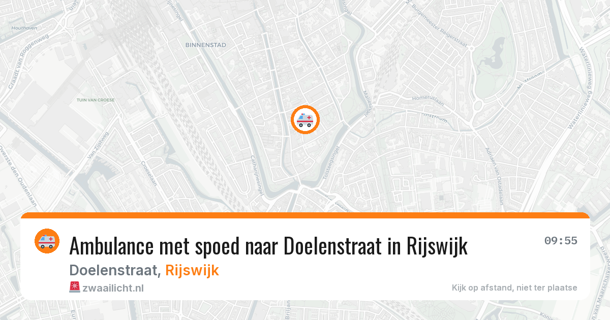 Ambulance met spoed naar Doelenstraat in Rijswijk — 21 jan 2026
