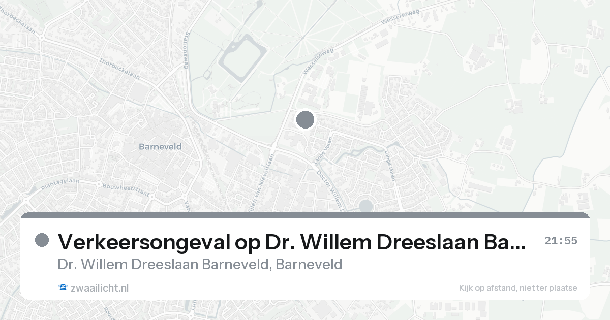 Verkeersongeval op Dr. Willem Dreeslaan Barneveld in Barneveld — 16 mei 2026