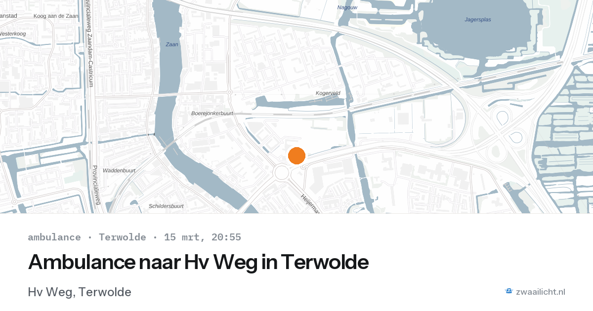 Ambulance naar Hv Weg in Terwolde — 15 mrt 2026