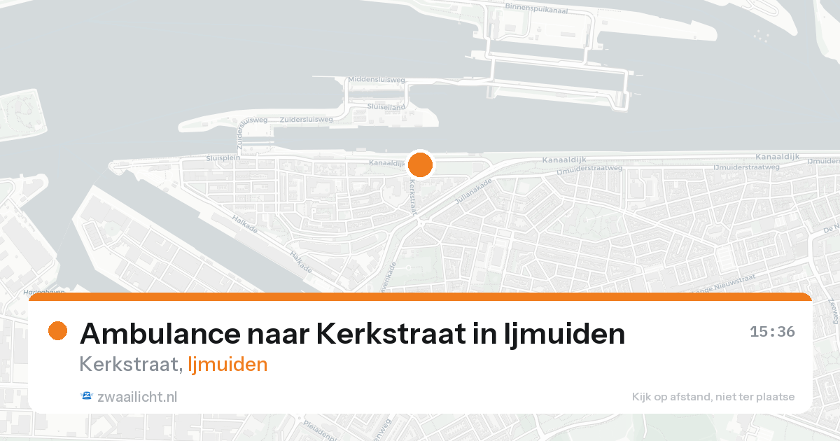 Ambulance naar Kerkstraat in Ijmuiden — 22 mei 2026