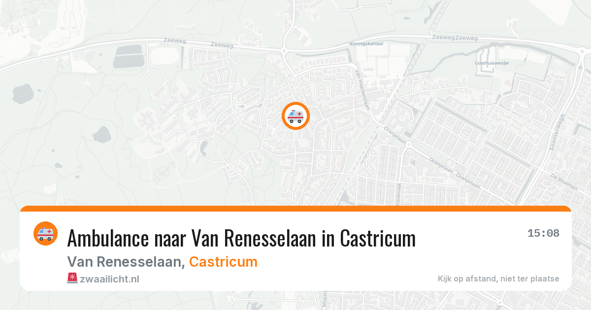 Ambulance naar Van Renesselaan in Castricum — 27 jun 2026