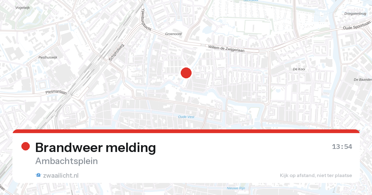 Brandweer melding — 23 feb 2026