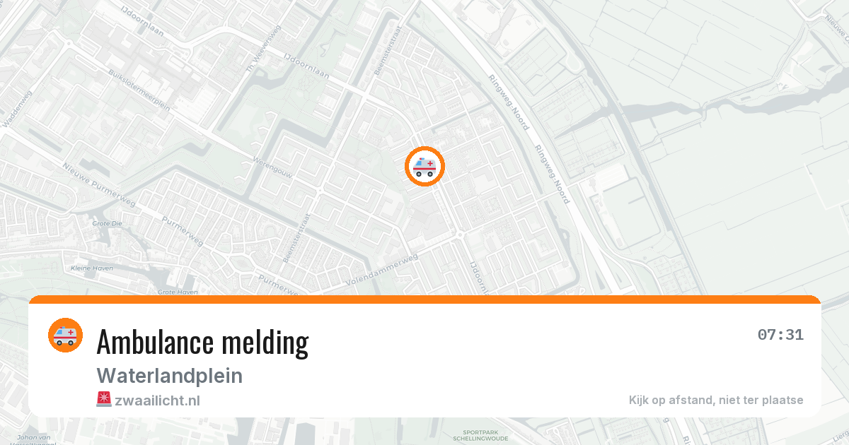 Ambulance melding — 9 jun 2026