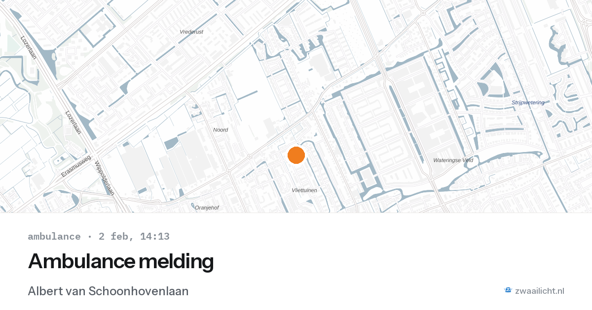 Ambulance melding — 2 feb 2026