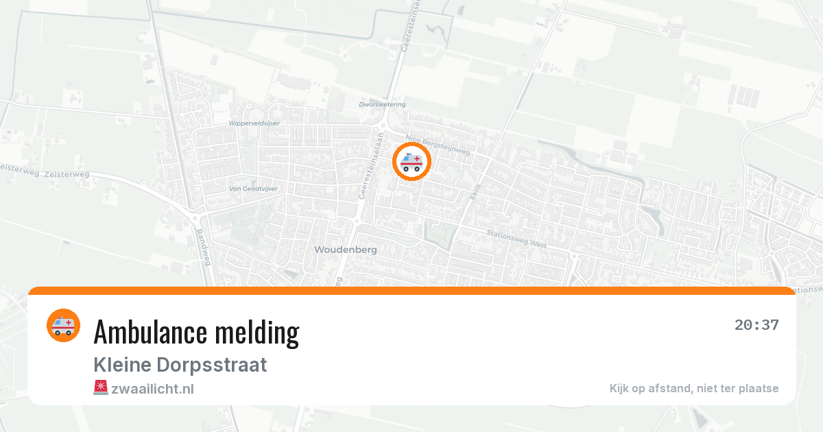Ambulance melding — 7 apr 2026