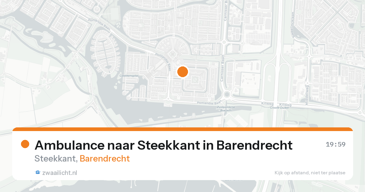 Ambulance naar Steekkant in Barendrecht — 7 feb 2026