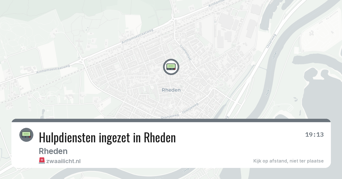 Hulpdiensten ingezet in Rheden — 5 feb 2026 | 🚨 Zwaailicht.nl