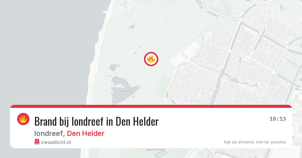 Brand bij Iondreef in Den Helder — 3 apr 2026