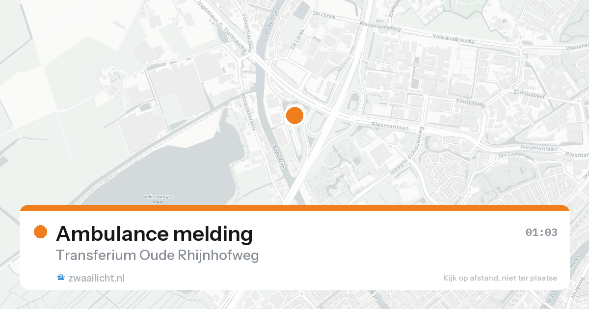 Ambulance melding — 8 feb 2026