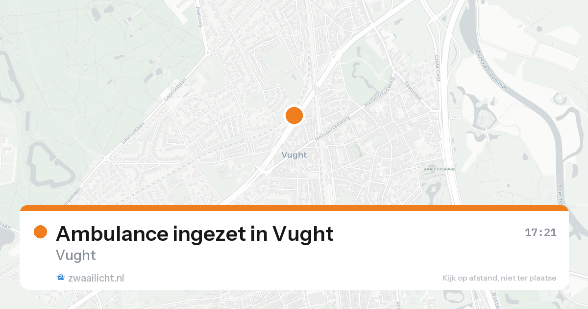 Ambulance ingezet in Vught — 7 feb 2026