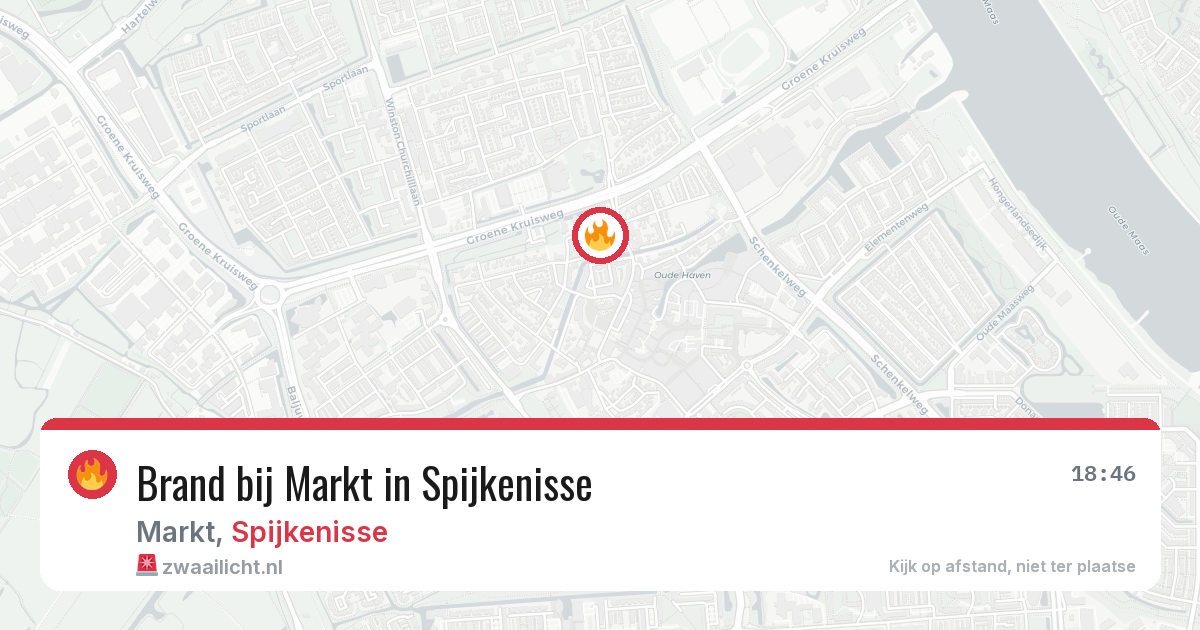 Brand bij Markt in Spijkenisse — 7 jun 2026