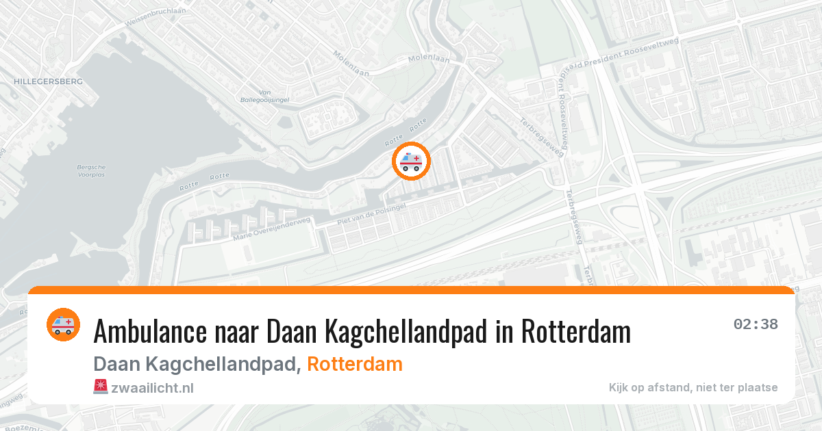 Ambulance naar Daan Kagchellandpad in Rotterdam — 29 jan 2026