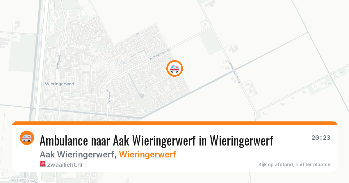 Ambulance naar Aak Wieringerwerf in Wieringerwerf — 5 aug 2026