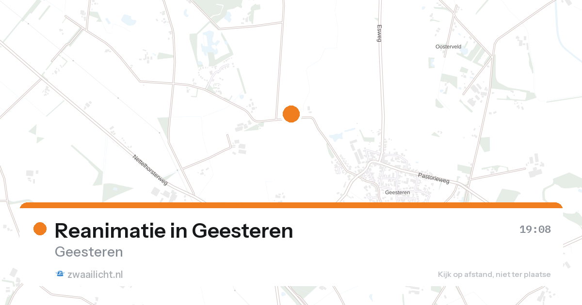 Reanimatie in Geesteren — 22 aug 2026