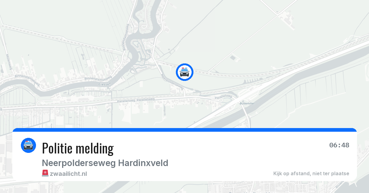 Politie melding — 11 mei 2026