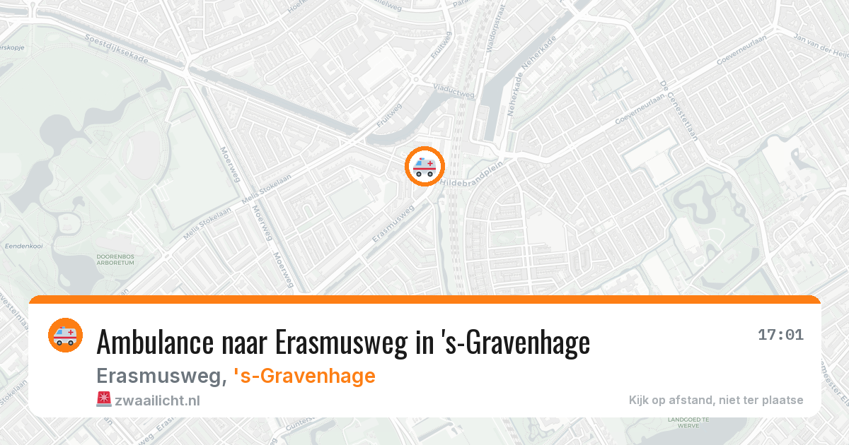 Ambulance naar Erasmusweg in 's-Gravenhage — 31 mrt 2026