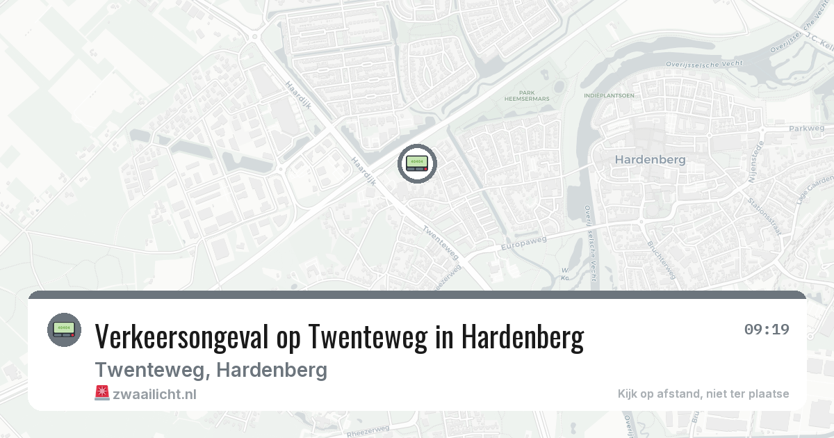 Verkeersongeval op Twenteweg in Hardenberg — 23 mei 2026