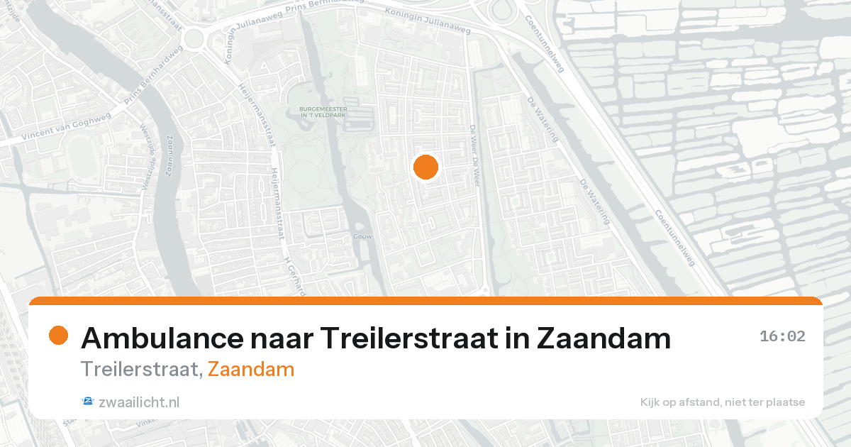 Ambulance naar Treilerstraat in Zaandam — 7 feb 2026