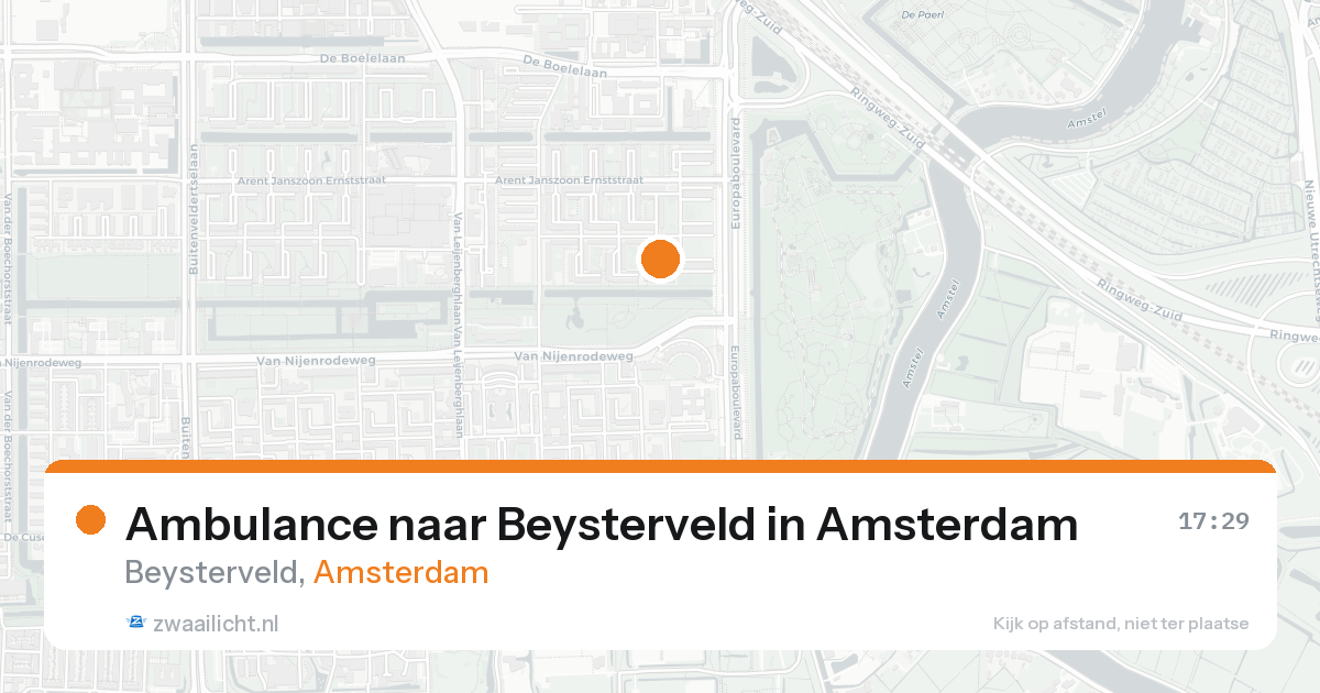 Ambulance naar Beysterveld in Amsterdam — 31 jan 2026