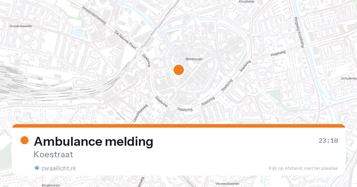 Ambulance melding — 31 jan 2026