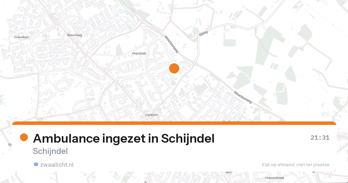 Ambulance ingezet in Schijndel — 26 aug 2026