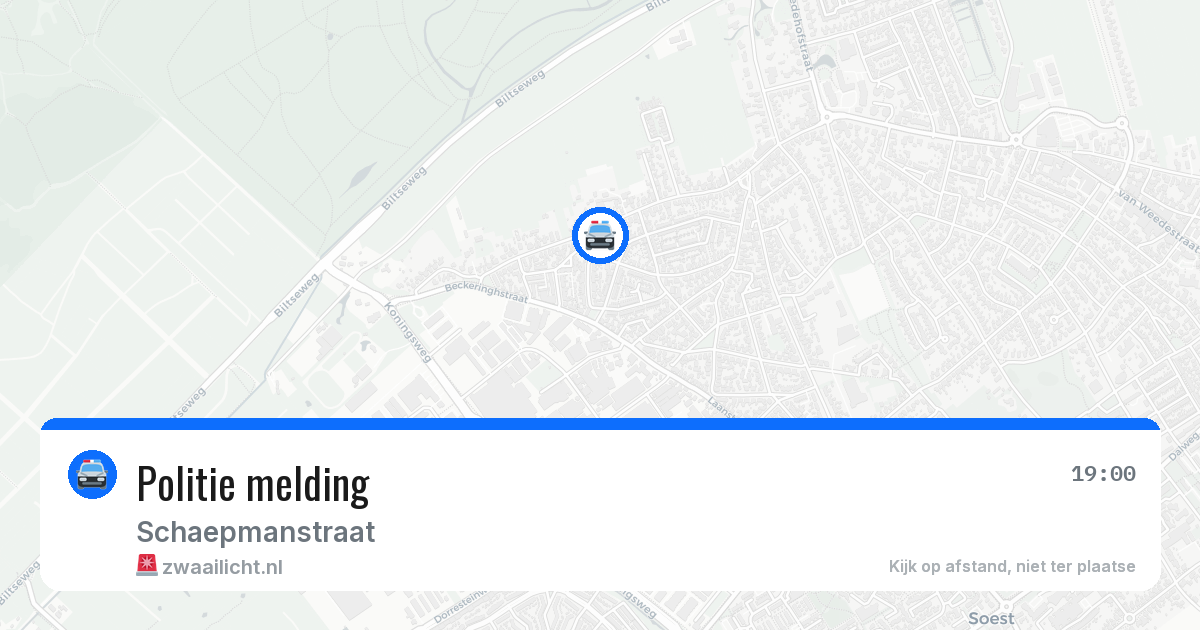Politie melding — 30 jun 2026