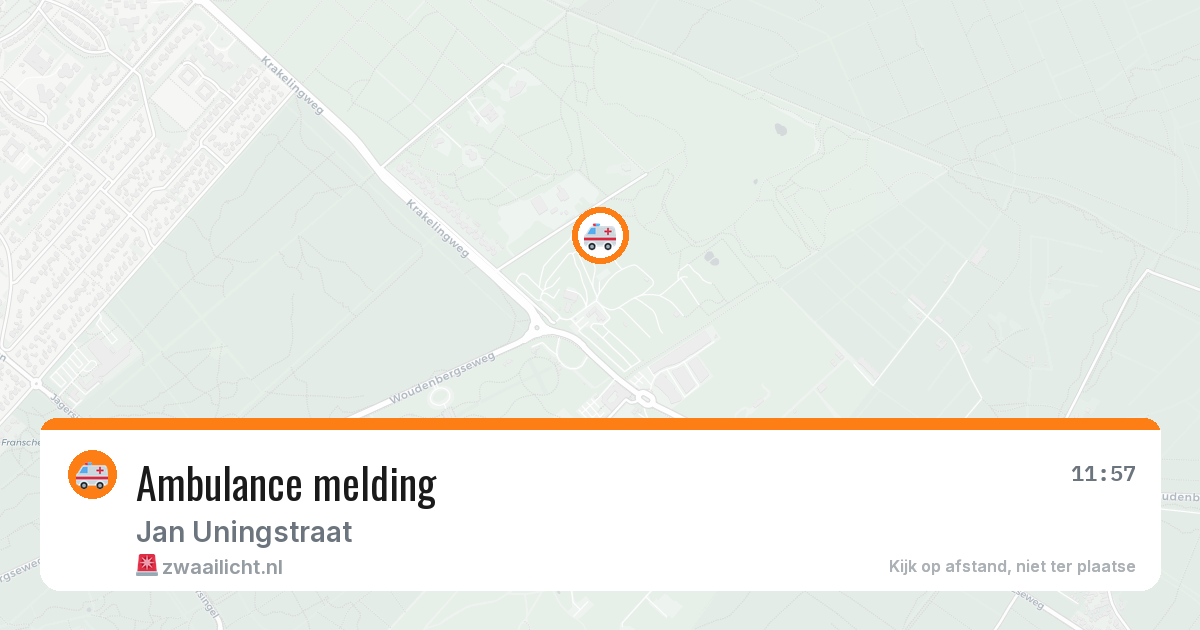 Ambulance melding — 8 apr 2026