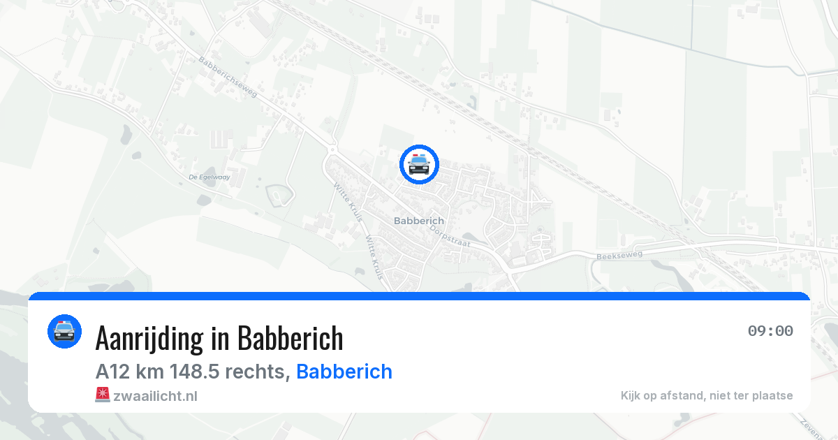 Aanrijding in Babberich — 26 jun 2026