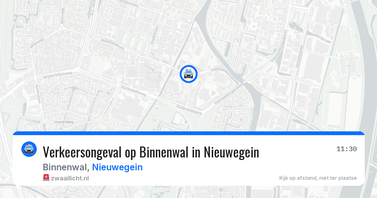 Verkeersongeval op Binnenwal in Nieuwegein — 25 jun 2026