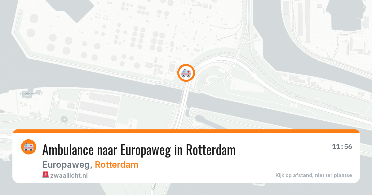 Ambulance naar Europaweg in Rotterdam — 30 jan 2026