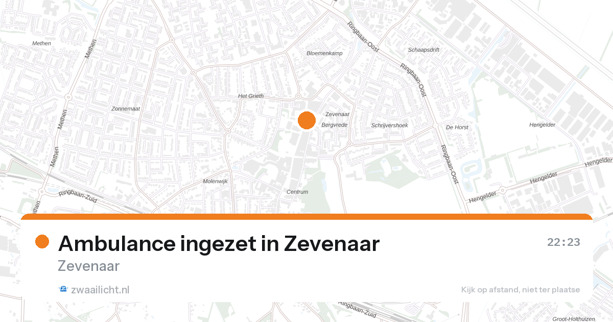 Ambulance ingezet in Zevenaar — 31 jan 2026