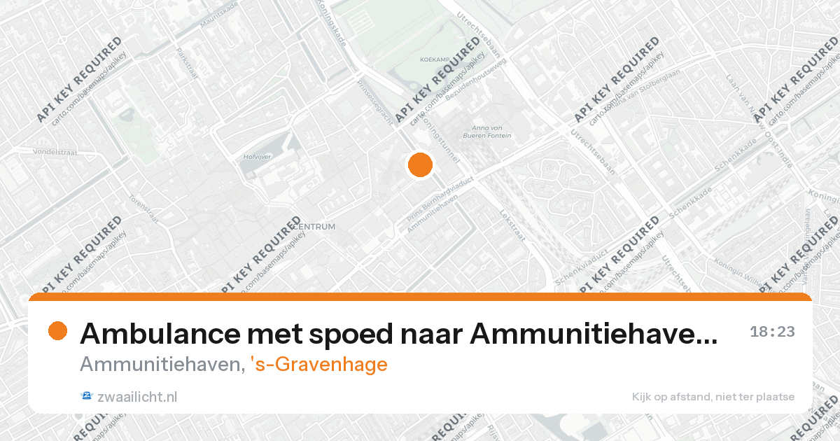 Ambulance met spoed naar Ammunitiehaven in 's-Gravenhage — 31 mei 2026