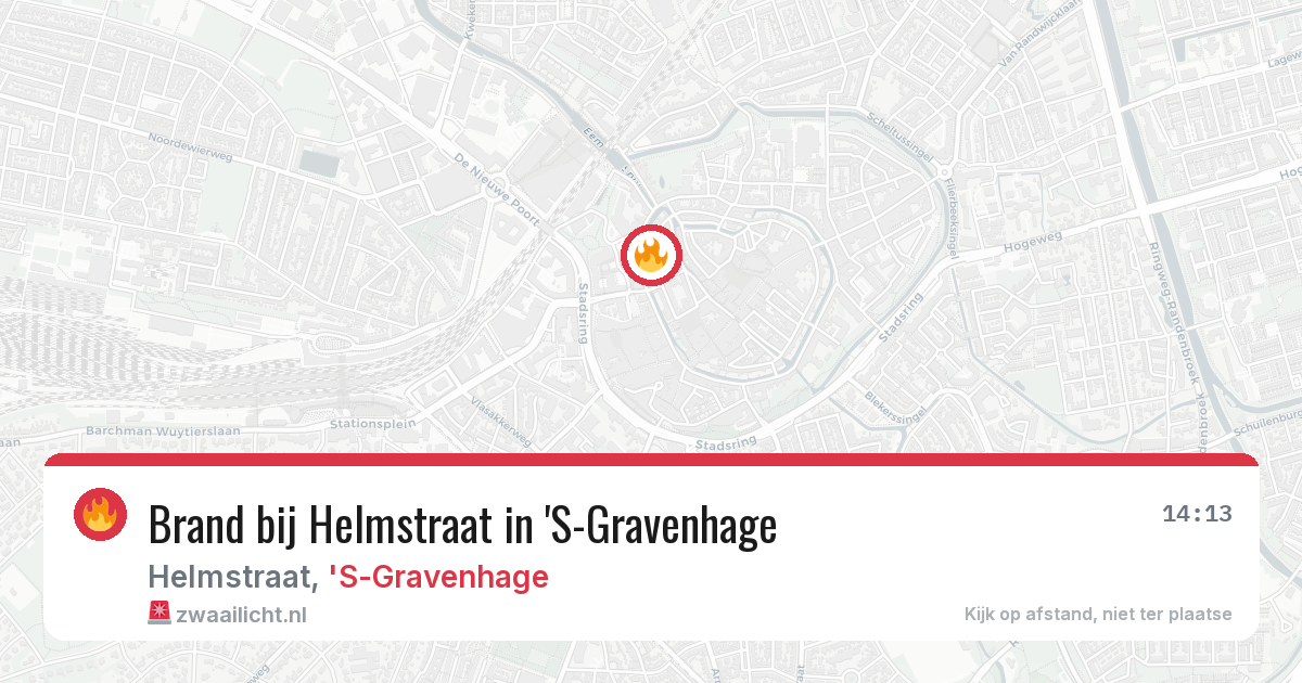 Brand bij Helmstraat in 'S-Gravenhage — 2 mrt 2026