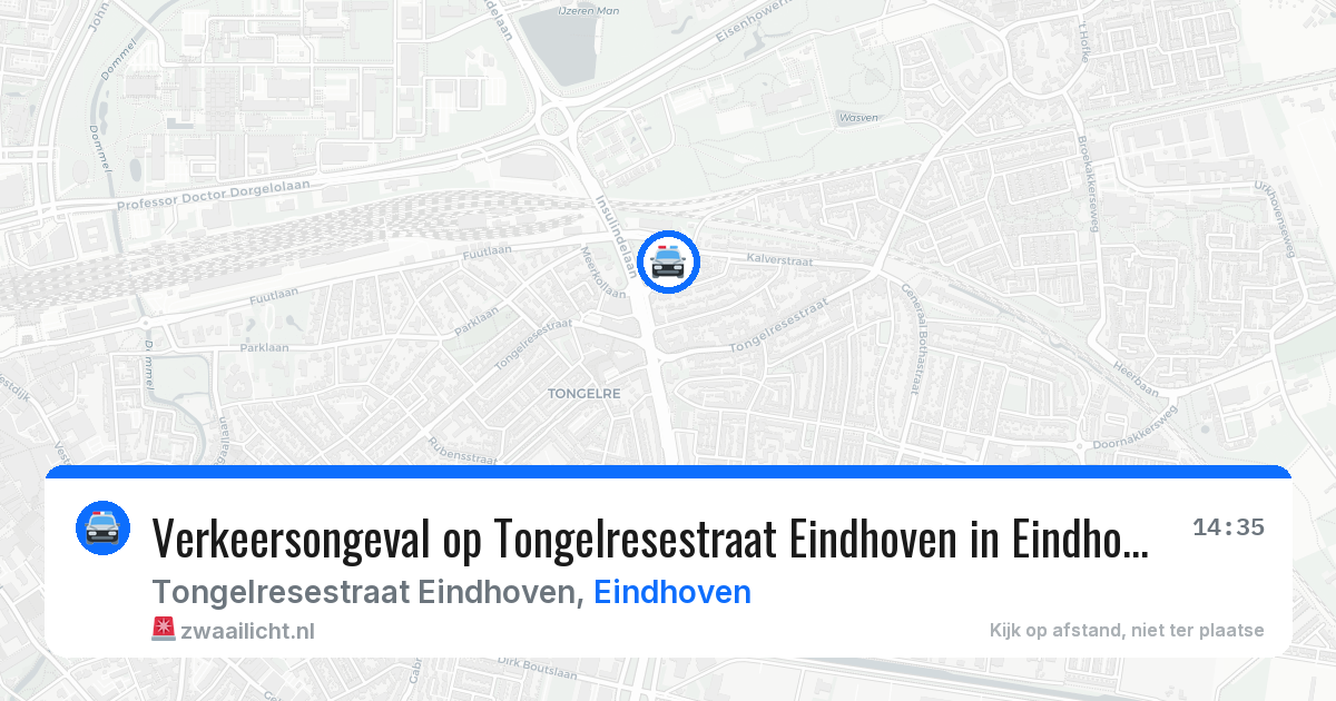 Verkeersongeval op Tongelresestraat Eindhoven in Eindhoven — 22 mei 2026