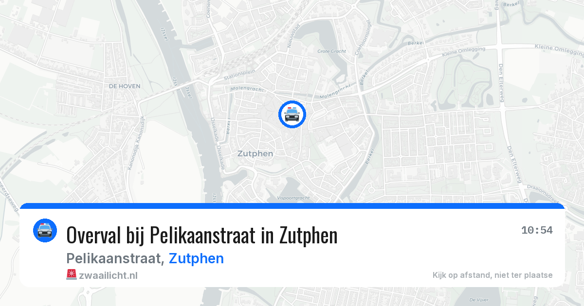Overval bij Pelikaanstraat in Zutphen — 22 jun 2026