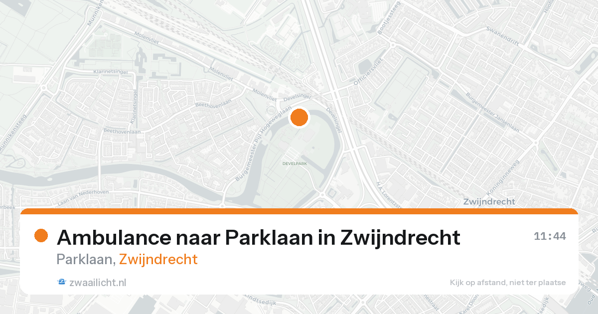 Ambulance naar Parklaan in Zwijndrecht — 17 feb 2026