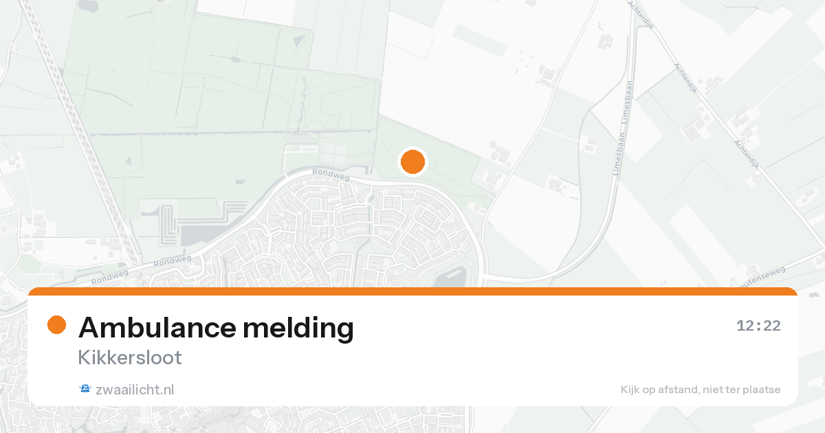 Ambulance melding — 7 feb 2026