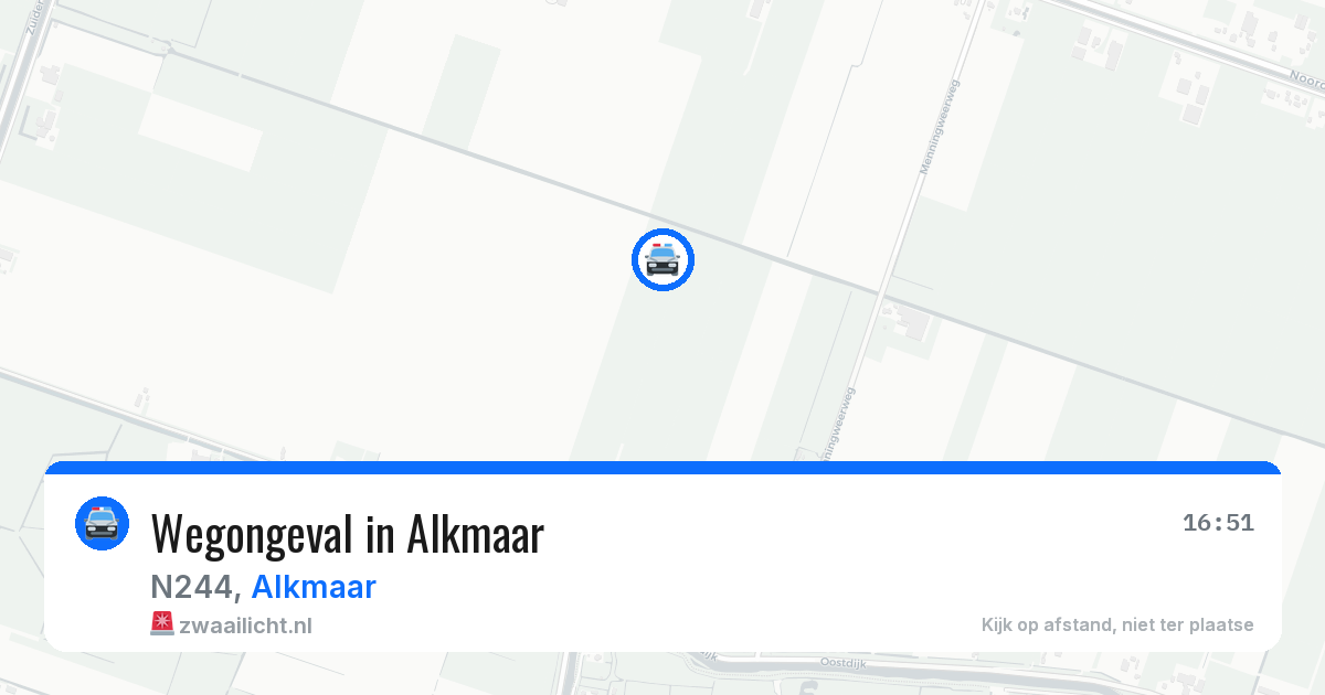 Wegongeval in Alkmaar — 26 mrt 2026