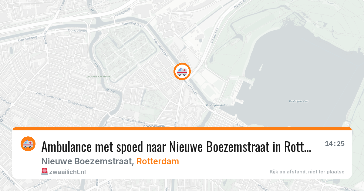 Ambulance met spoed naar Nieuwe Boezemstraat in Rotterdam — 17 mrt 2026