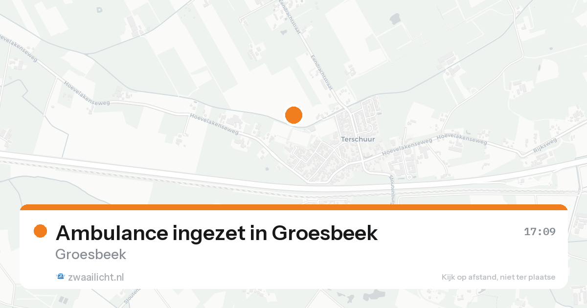 Ambulance ingezet in Groesbeek — 30 jan 2026
