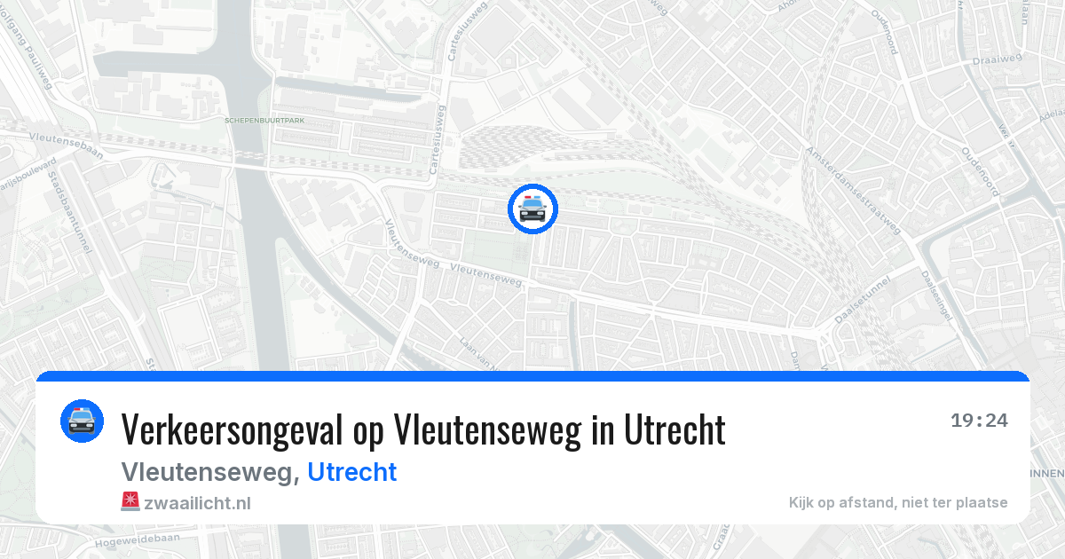 Verkeersongeval op Vleutenseweg in Utrecht — 12 aug 2026