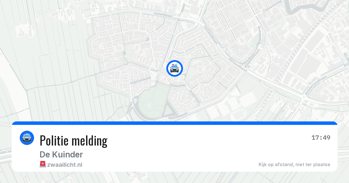 Politie melding — 19 apr 2026