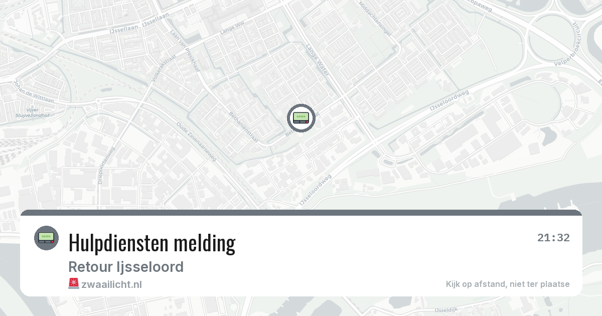 Hulpdiensten melding — 8 feb 2026