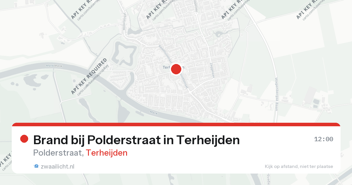 Brand bij Polderstraat in Terheijden — 26 aug 2026