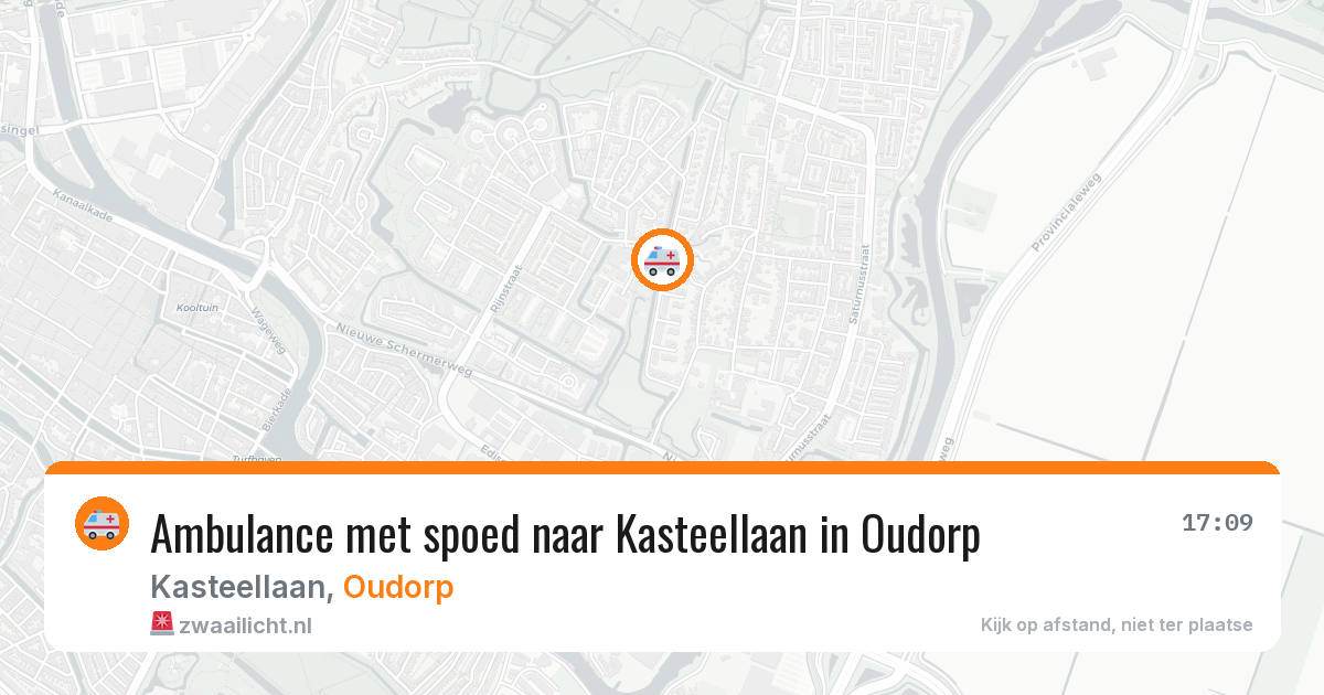Ambulance met spoed naar Kasteellaan in Oudorp — 28 jun 2026