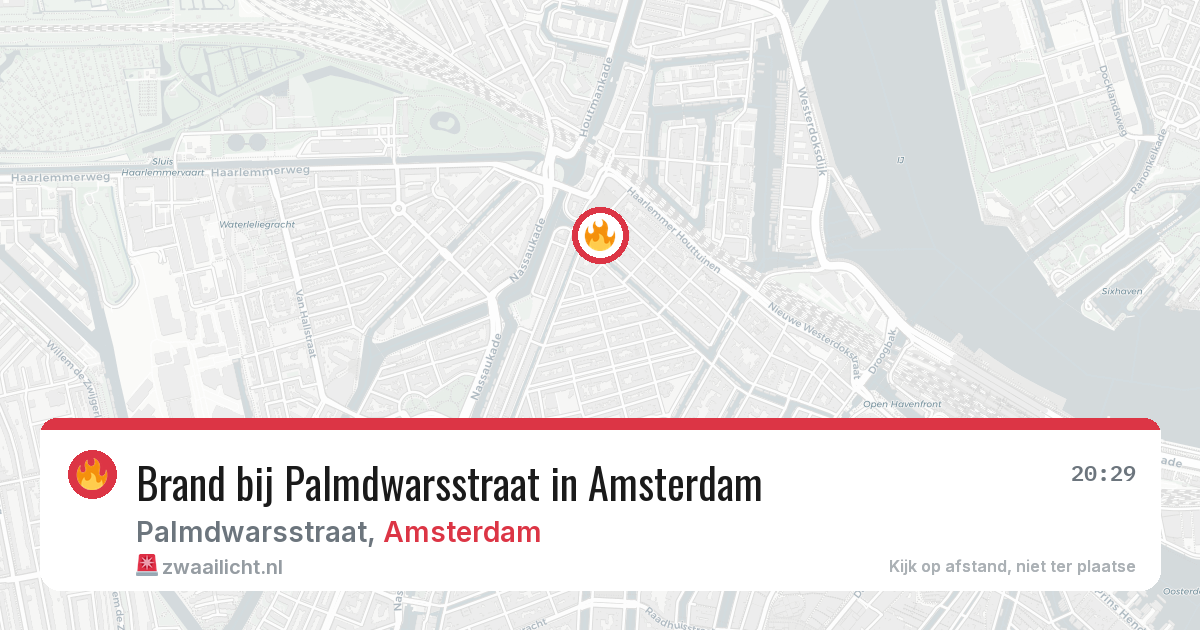 Brand bij Palmdwarsstraat in Amsterdam — 4 aug 2026