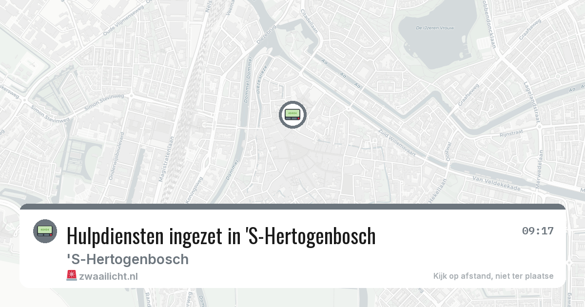 Hulpdiensten ingezet in 'S-Hertogenbosch — 2 mei 2026 | 🚨 Zwaailicht.nl